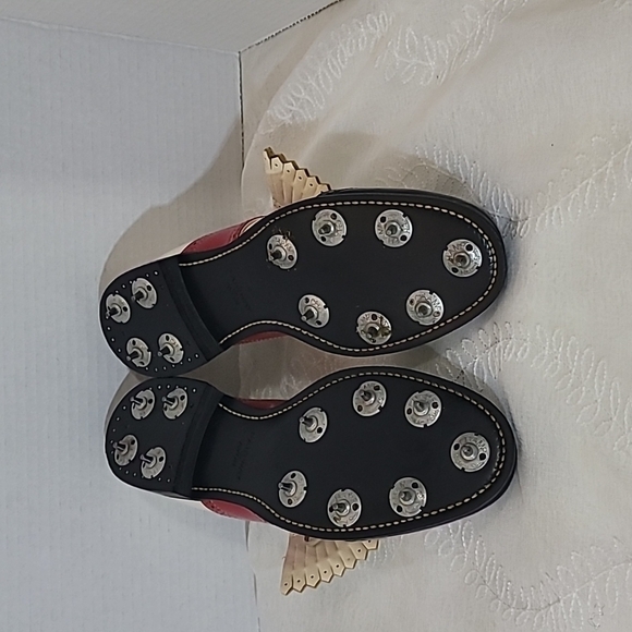 Vintage Fairway By Avon Women's Golf Shoes Red White and Blue  Size 7.5 - Picture 4 of 12